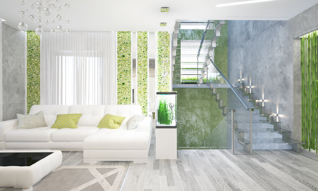 Фото из портфолио Гостиная в экостиле – фотографии дизайна интерьеров на INMYROOM