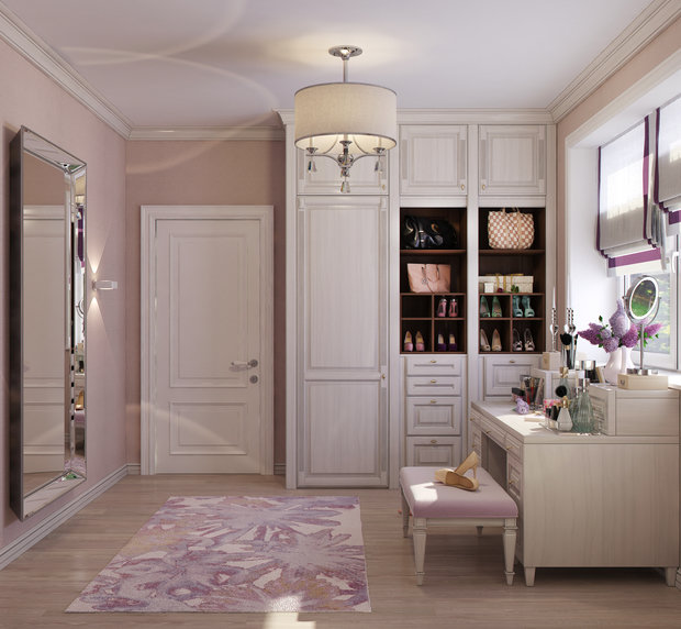 Фото из портфолио Гардеробная "Glamour" – фотографии дизайна интерьеров на INMYROOM