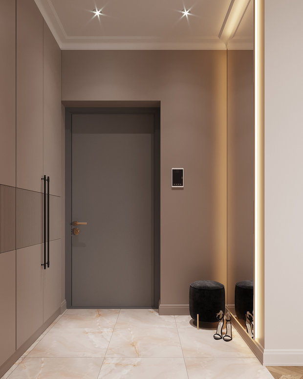Фотография: Прихожая в стиле Классический, Современный, Эклектика, Квартира, Проект недели, Санкт-Петербург, 4 и больше, 60-90 метров, Елена Лебедева – фото на INMYROOM