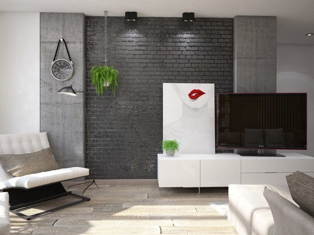 Фото из портфолио Уютный лофт для двоих – фотографии дизайна интерьеров на INMYROOM