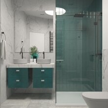 Фото из портфолио Совмещенный санузел – фотографии дизайна интерьеров на INMYROOM