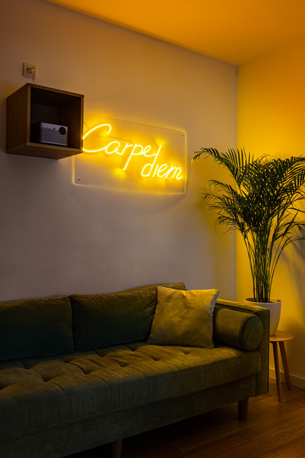 Фотография: Гостиная в стиле Скандинавский, Современный, Квартира, Проект недели, Санкт-Петербург, 1 комната, 40-60 метров, Антон Бипиташ – фото на INMYROOM