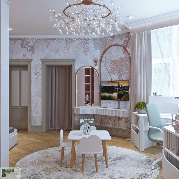 Фото из портфолио Проект дома  Урбан-вилла 2 этаж – фотографии дизайна интерьеров на INMYROOM