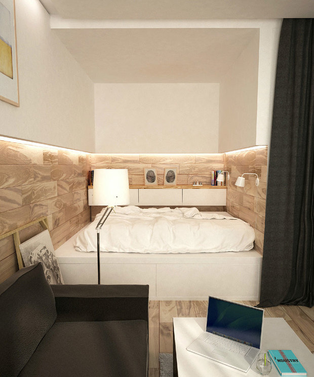 Фотография: Спальня в стиле Скандинавский, Современный – фото на INMYROOM