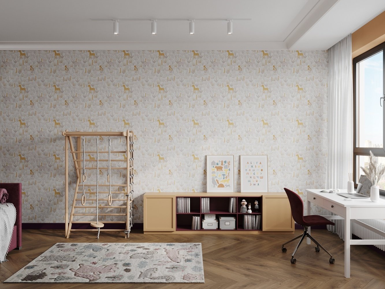 Фотография: Детская в стиле Современный, Эклектика, Квартира, Проект недели, Москва, 3 комнаты, 60-90 метров, Более 90 метров, Олеся Березовская, DesignStudio13 – фото на INMYROOM Фотография: Детская в стиле Современный, Эклектика, Квартира, Проект недели, Москва, 3 комнаты, 60-90 метров, Более 90 метров, Олеся Березовская, DesignStudio13 – фото на INMYROOM