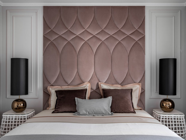 Фотография: Спальня в стиле Классический, Современный, Квартира, Проект недели, Москва, 3 комнаты, Более 90 метров, Татьяна Романова – фото на INMYROOM