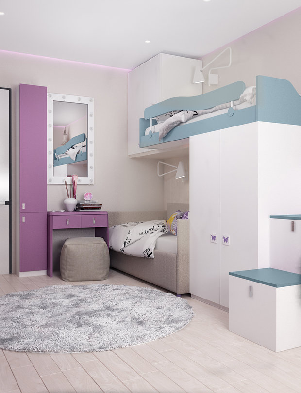 Фото из портфолио Уютная детская – фотографии дизайна интерьеров на INMYROOM