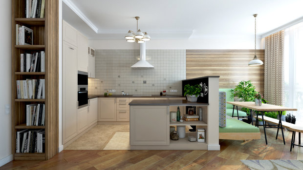 Фото из портфолио Квартира в Сколково – фотографии дизайна интерьеров на INMYROOM