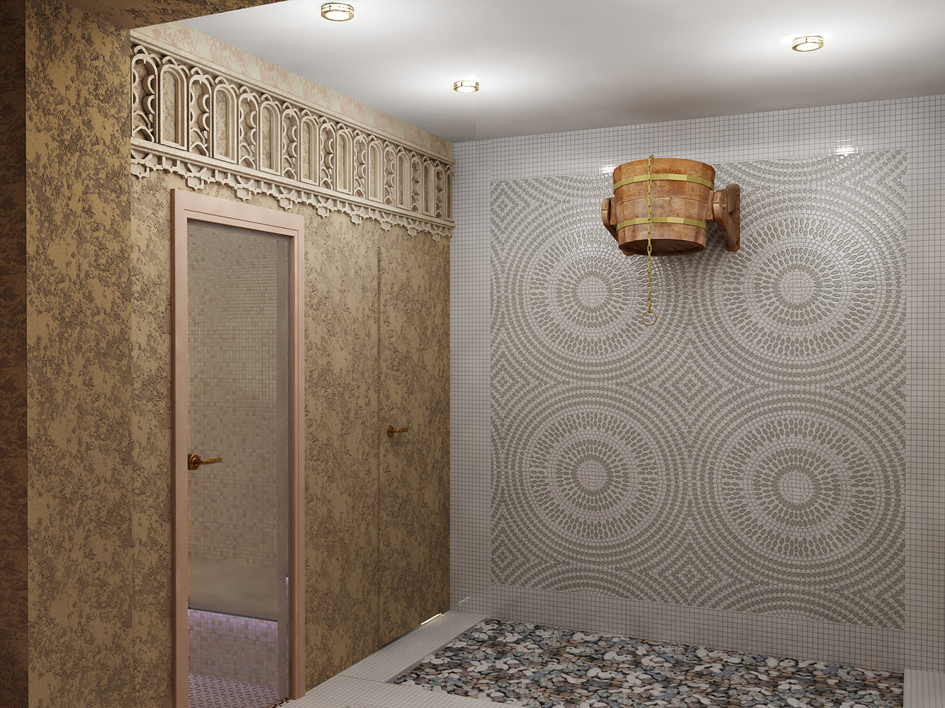 Фото из портфолио Частный «Spa-dom» в колониальном стиле – фотографии дизайна интерьеров на INMYROOM Фото из портфолио Частный «Spa-dom» в колониальном стиле – фотографии дизайна интерьеров на INMYROOM