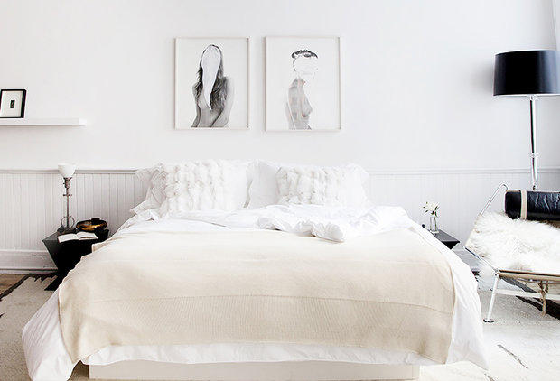 Фотография: Спальня в стиле Скандинавский, Интерьер комнат, Цвет в интерьере, Советы – фото на INMYROOM