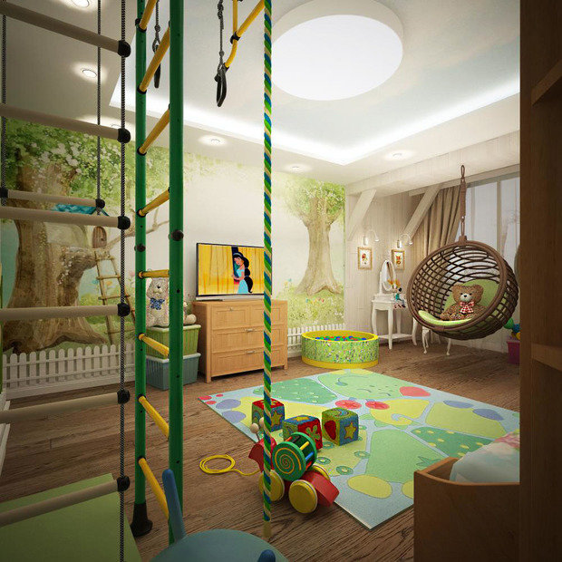 Фото из портфолио Таунхаус Гринпарк, 173 м2 – фотографии дизайна интерьеров на INMYROOM