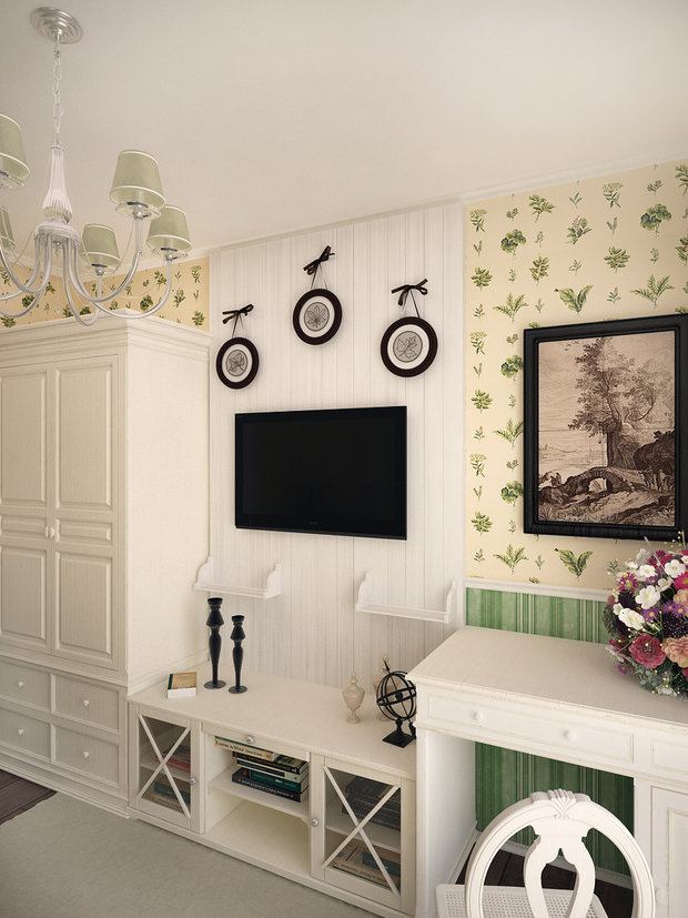 Фото из портфолио Гостиная прованс – фотографии дизайна интерьеров на INMYROOM