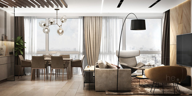 Фото из портфолио Hoffmann Apartment – фотографии дизайна интерьеров на INMYROOM