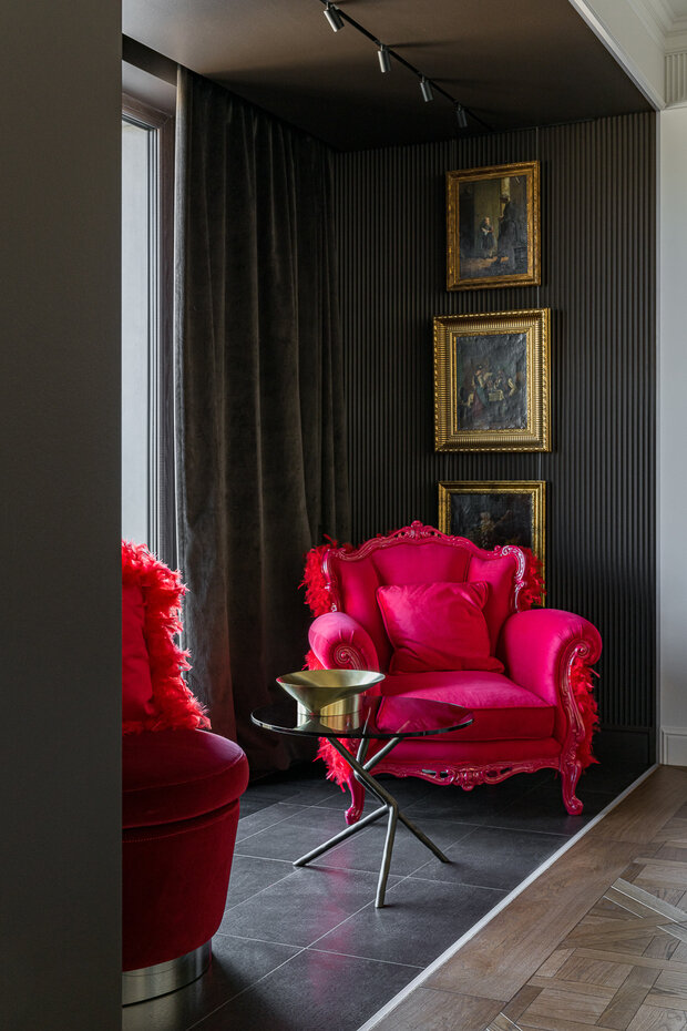 Фото из портфолио Dior. Квартира коллекционера – реализованный проект для состоявшейся семейной пары – фотографии дизайна интерьеров на INMYROOM