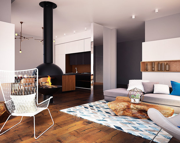 Фото из портфолио Эко-минимализм  – фотографии дизайна интерьеров на INMYROOM