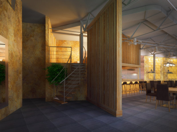 Фото из портфолио Кафе "Слобода"  – фотографии дизайна интерьеров на INMYROOM