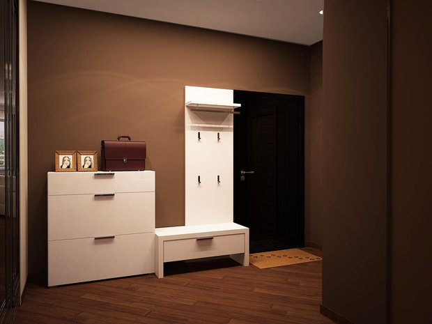 Фото из портфолио Прихожая 3-к квартира по ул.Шамшурина – фотографии дизайна интерьеров на INMYROOM