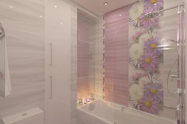 Фото из портфолио ванная в сиреневых тонах – фотографии дизайна интерьеров на INMYROOM