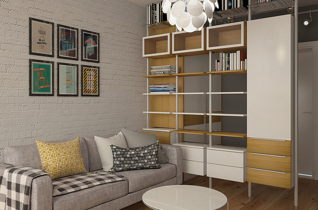 Фотография: Гостиная в стиле Лофт, Гид – фото на INMYROOM