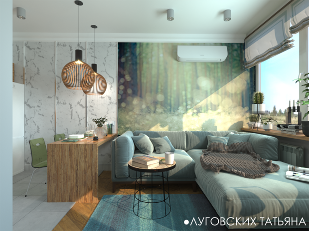 Фото из портфолио квартира студия 29 м2 – фотографии дизайна интерьеров на INMYROOM