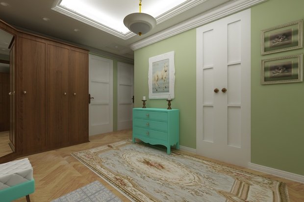 Фото из портфолио Квартира в английском стиле  – фотографии дизайна интерьеров на INMYROOM