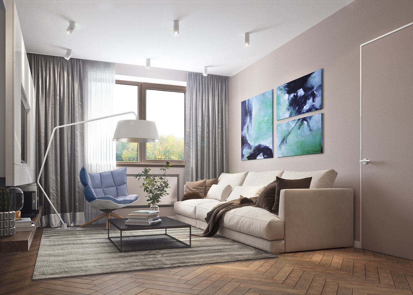 Дизайн: Yurov Interiors Дизайн: Yurov Interiors
