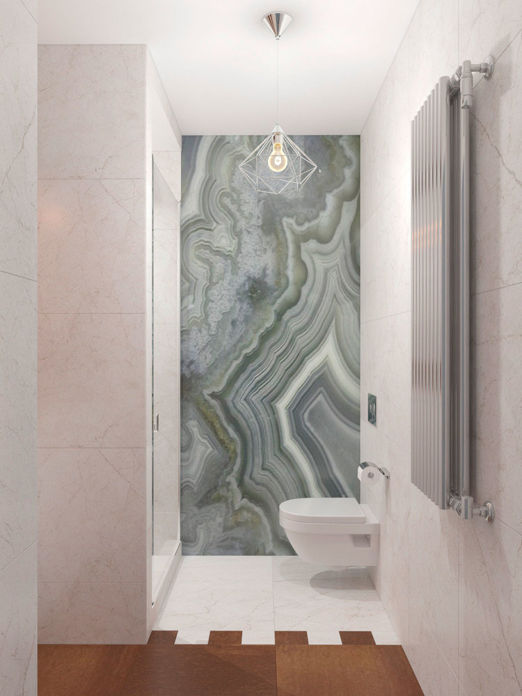 Фотография: Ванная в стиле Современный, Квартира, Проект недели, Московская область, Ирина Кривцова, Одинцовский район, 2 комнаты, 40-60 метров, Монолитно-кирпичный, ЖК «Князь Голицын» – фото на INMYROOM