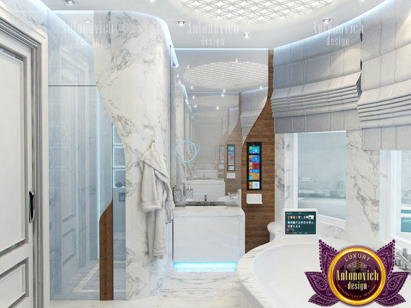 Фото из портфолио Modern Marble Bathroom Decor – фотографии дизайна интерьеров на INMYROOM