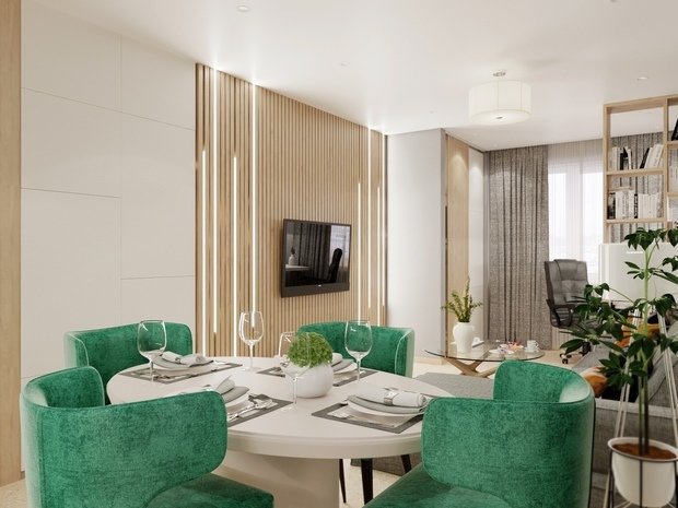 Фото из портфолио ул. Гоголя | Кухня-Гостиная – фотографии дизайна интерьеров на INMYROOM