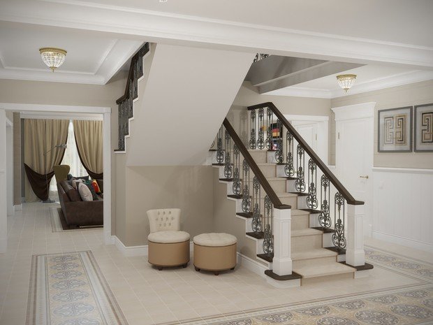 Фотография: Прихожая в стиле Прованс и Кантри, Классический, Дом, Советы, Дача, оксана евдокимова, мм-2 – фото на INMYROOM