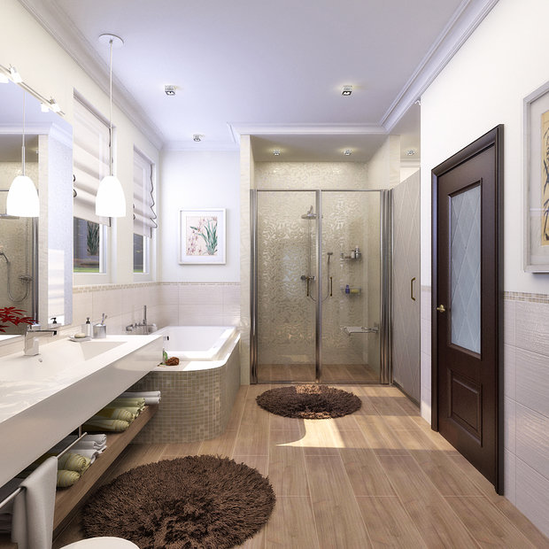 Фото из портфолио Ванные – фотографии дизайна интерьеров на INMYROOM