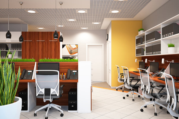 Фото из портфолио Проект: Sunny Office – фотографии дизайна интерьеров на INMYROOM