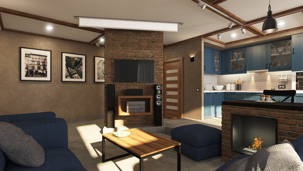 Фото из портфолио Дизайн гостиной – фотографии дизайна интерьеров на INMYROOM