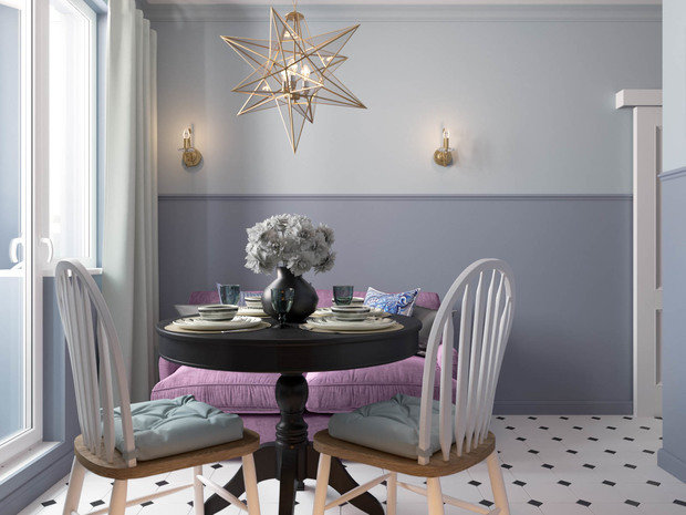 Фотография: Кухня и столовая в стиле Эклектика, Квартира, Проект недели, Москва – фото на INMYROOM