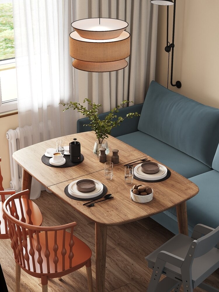 Фотография: Кухня и столовая в стиле Современный, Квартира, Проект дня, Московская область, Ирина Собыленская, 3 комнаты, 40-60 метров, Монолитно-кирпичный – фото на INMYROOM Фотография: Кухня и столовая в стиле Современный, Квартира, Проект дня, Московская область, Ирина Собыленская, 3 комнаты, 40-60 метров, Монолитно-кирпичный – фото на INMYROOM