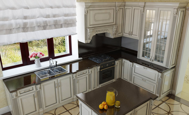 Фото из портфолио Кухня в стиле Арт-деко в Зеленодольске – фотографии дизайна интерьеров на INMYROOM