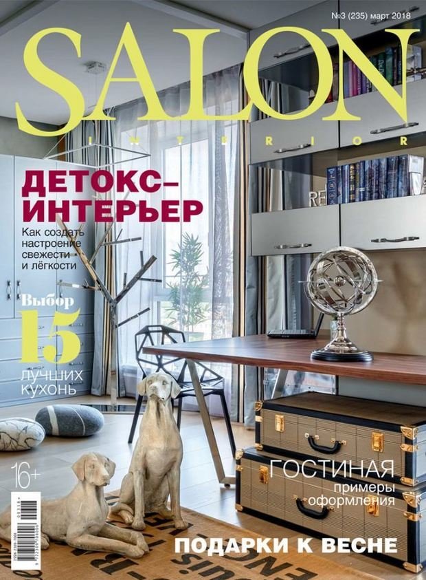 Фото из портфолио Публикация в журнале SALON – фотографии дизайна интерьеров на INMYROOM