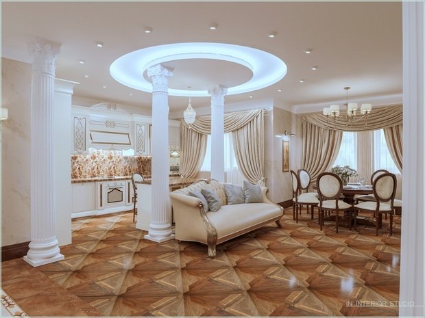 Фото из портфолио Русская Классика – фотографии дизайна интерьеров на INMYROOM