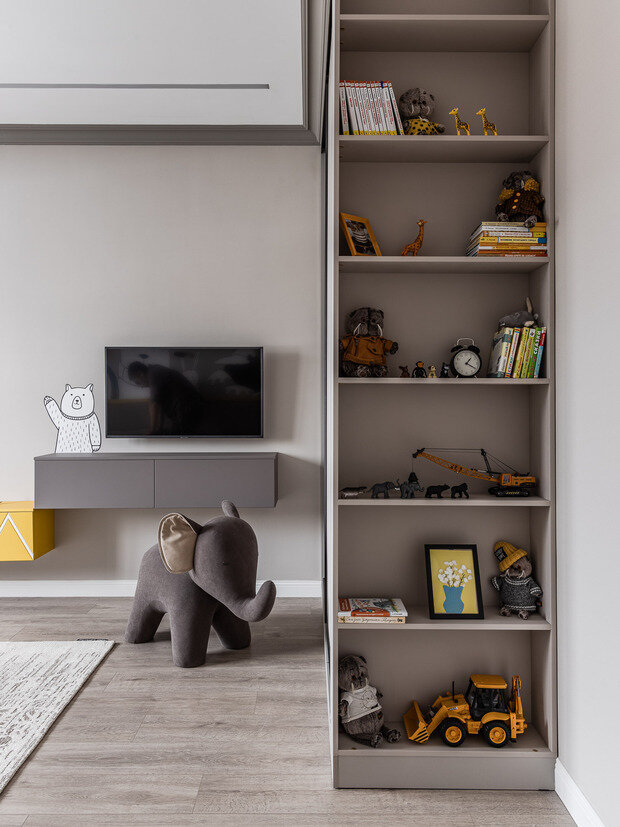 Фотография: Детская в стиле Современный, Дом, Проект дня, Дом и дача, Кирпичный дом, 4 и больше, Более 90 метров, современный с элементами классики и минимализмом, Светлана Лепихова – фото на INMYROOM