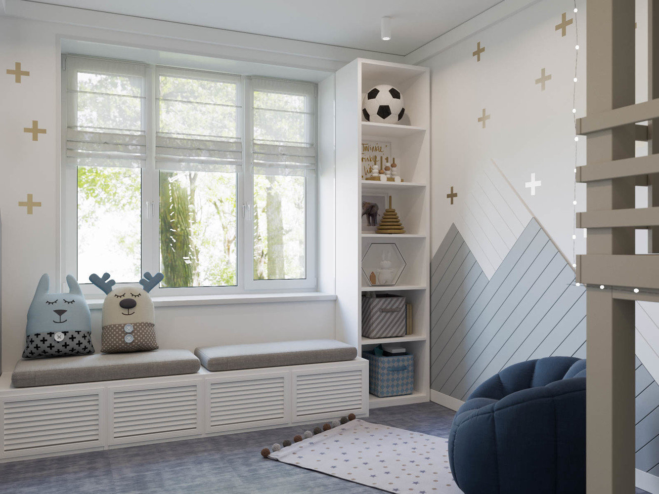 Фотография: Детская в стиле Современный, Прованс и Кантри, Дом, Проект недели, Дом и дача, Истринский район, Студия Волковых, 4 и больше, Более 90 метров – фото на INMYROOM Фотография: Детская в стиле Современный, Прованс и Кантри, Дом, Проект недели, Дом и дача, Истринский район, Студия Волковых, 4 и больше, Более 90 метров – фото на INMYROOM