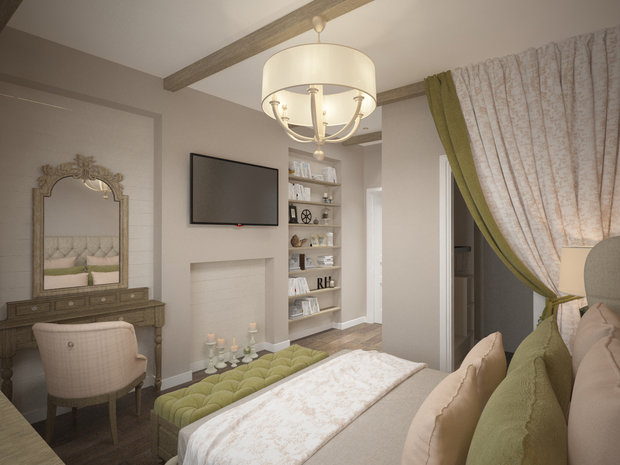 Фото из портфолио Изысканность по-французски – фотографии дизайна интерьеров на INMYROOM
