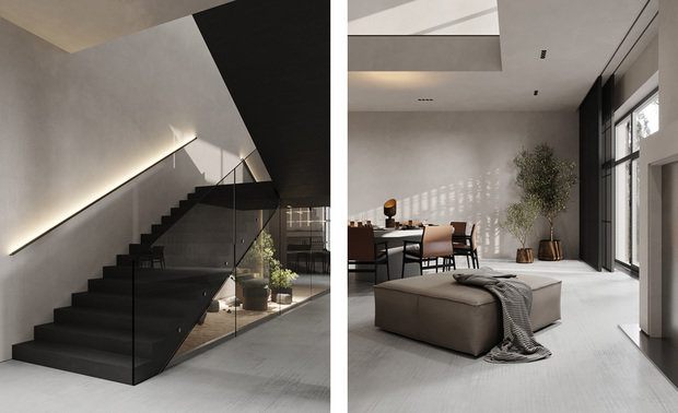 Фото из портфолио Дом 1800м2 на Рублевке – фотографии дизайна интерьеров на INMYROOM
