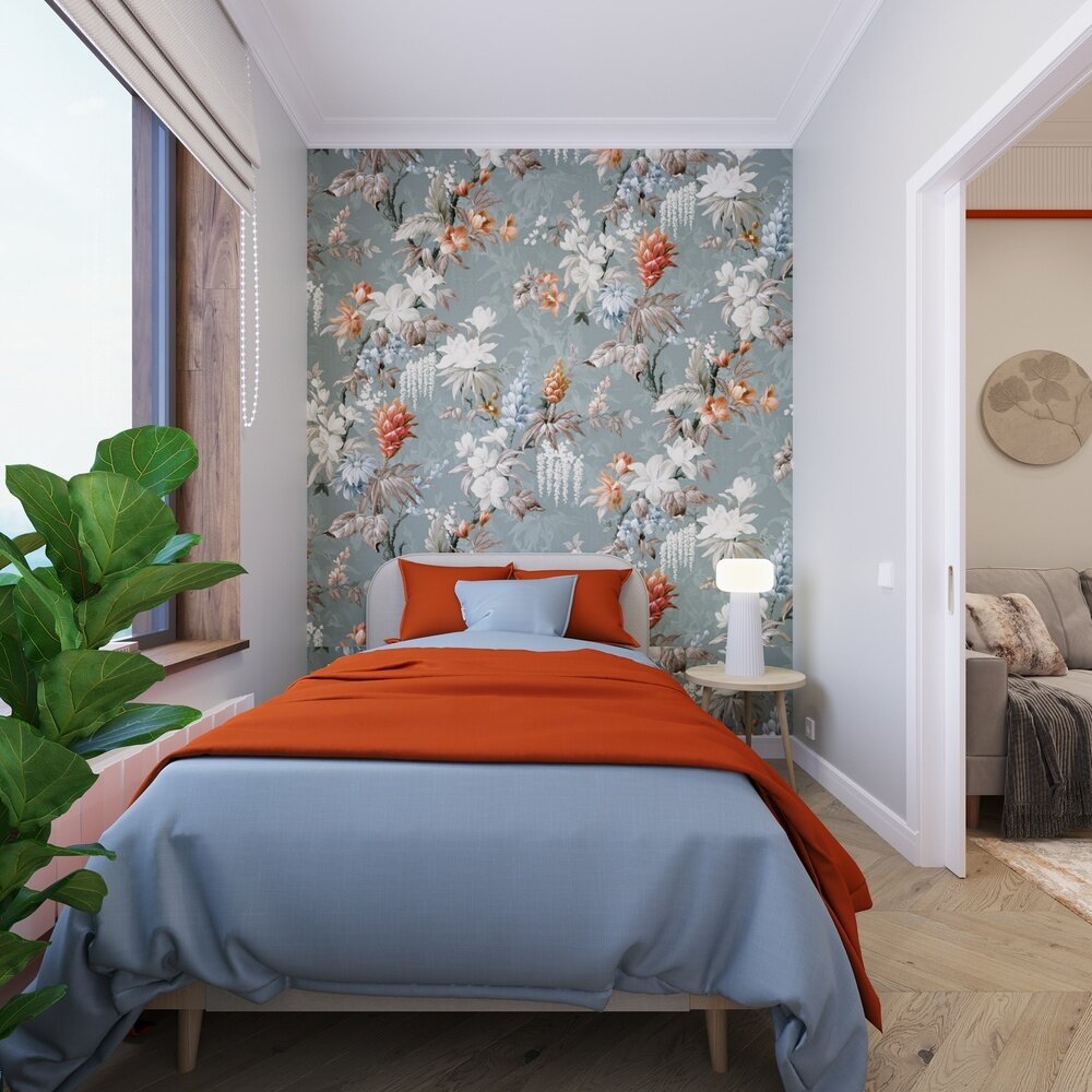 Фотография: Спальня в стиле Современный, Малогабаритная квартира, Квартира, Проект недели, Москва, Марина Саркисян, 3 комнаты, до 40 метров, 40-60 метров – фото на INMYROOM Фотография: Спальня в стиле Современный, Малогабаритная квартира, Квартира, Проект недели, Москва, Марина Саркисян, 3 комнаты, до 40 метров, 40-60 метров – фото на INMYROOM