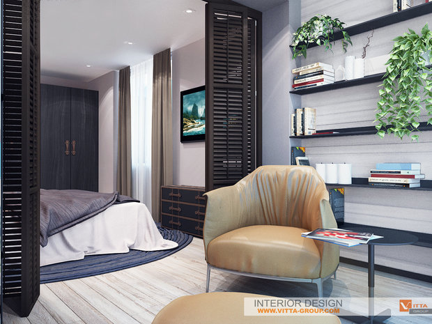 Фото из портфолио Спальня – фотографии дизайна интерьеров на INMYROOM