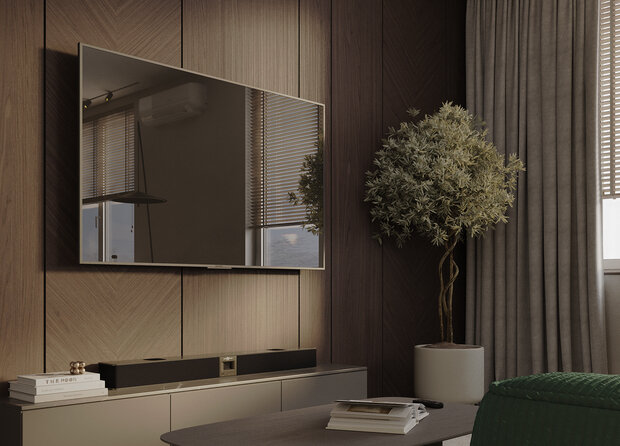 Визуализация интерьера гостиной в современном стиле