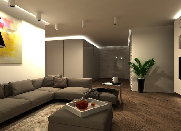 Фото из портфолио Проект квартиры в Уфе – фотографии дизайна интерьеров на INMYROOM