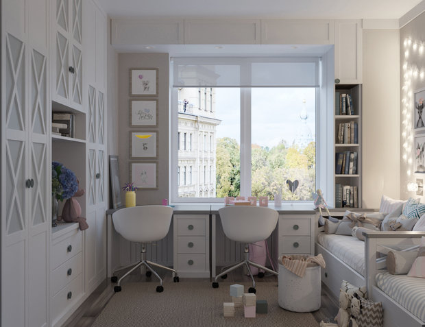 Фото из портфолио CHILDREN'S ROOM | TWO GIRLS – фотографии дизайна интерьеров на INMYROOM