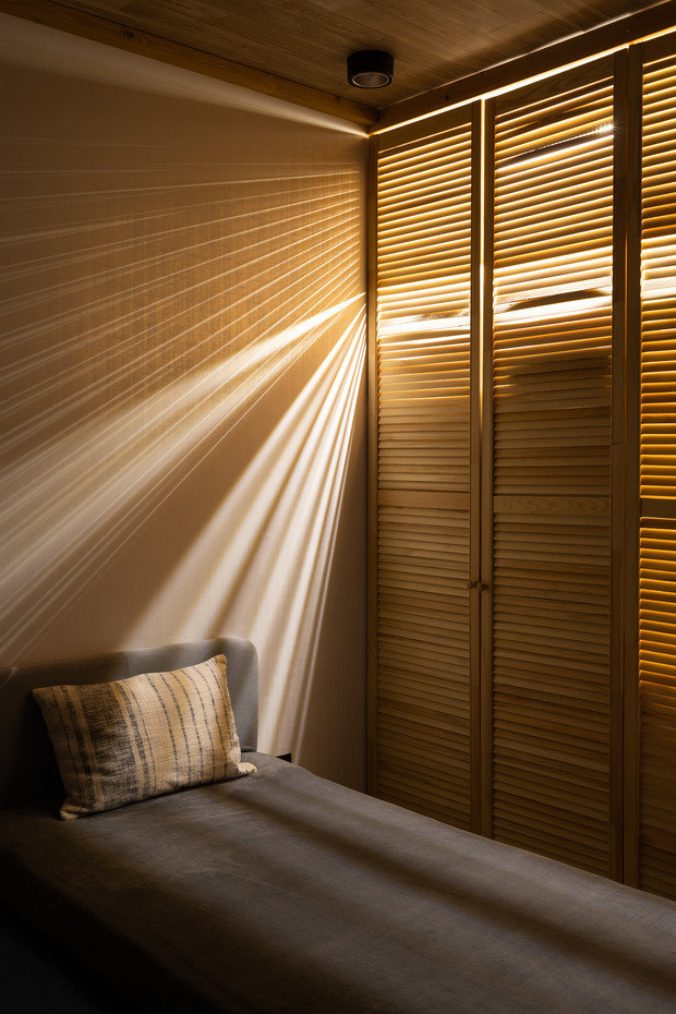 Фотография: Спальня в стиле Современный, Проект дня, 2 комнаты, 40-60 метров, Сестрорецк, Ирина Жарина – фото на INMYROOM