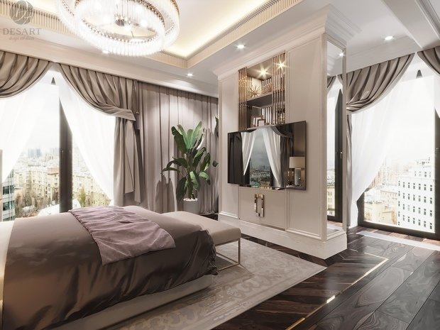 Фото из портфолио Сады Пекина. Мастер спальня – фотографии дизайна интерьеров на INMYROOM