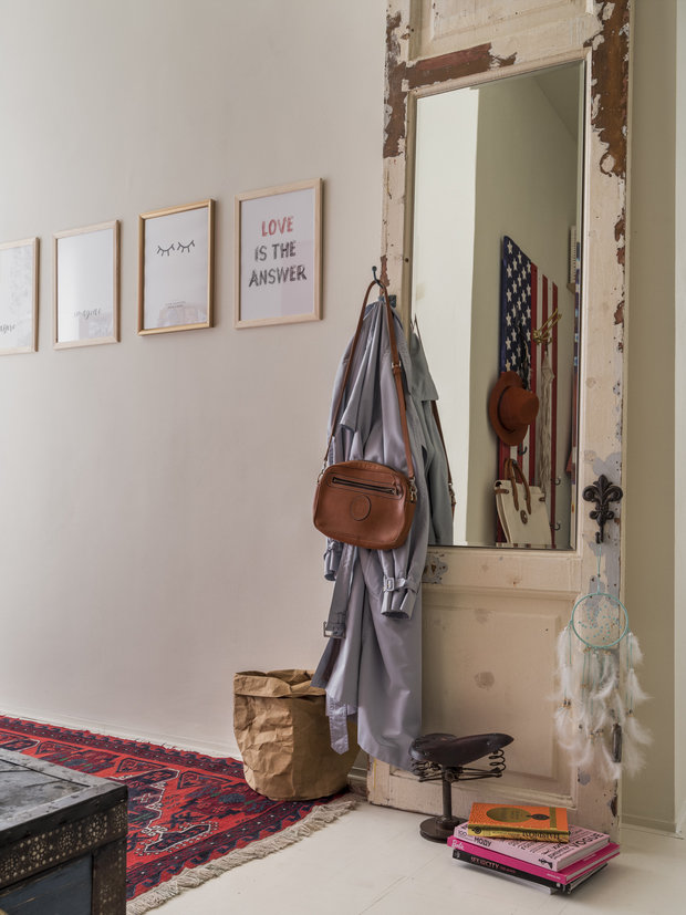Фото из портфолио Небольшая квартира в стиле boho-chic – фотографии дизайна интерьеров на INMYROOM